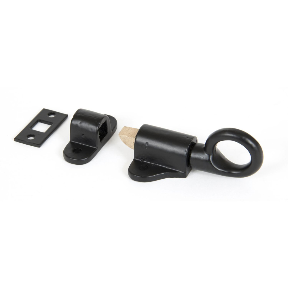From the Anvil Fanlight Catch with Two Keeps - Black